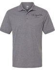Gildan G880 50/50 Jersey Polo – Custom Printable | Sizes S–5XL Graphite Heather Polo