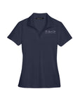 Custom Ladies CrownLux Performance Polo Navy Devon & Jones DG20W CrownLux Performance Ladies' Plaited Polo
