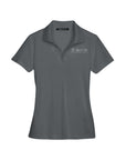 Custom Ladies CrownLux Performance Polo Graphite Devon & Jones DG20W CrownLux Performance Ladies' Plaited Polo