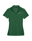 Custom Ladies CrownLux Performance Polo Forest Devon & Jones DG20W CrownLux Performance Ladies' Plaited Polo