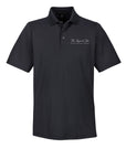 Custom Men CrownLux Black Devon & Jones DG20 CrownLux Performance Men's Plaited Polo