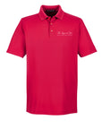 Custom Men CrownLux Red Devon & Jones DG20 CrownLux Performance Men's Plaited Polo