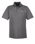 Custom Men CrownLux Graphite Devon & Jones DG20 CrownLux Performance Men's Plaited Polo