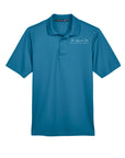 Custom Men CrownLux Dark Teal Devon & Jones DG20 CrownLux Performance Men's Plaited Polo