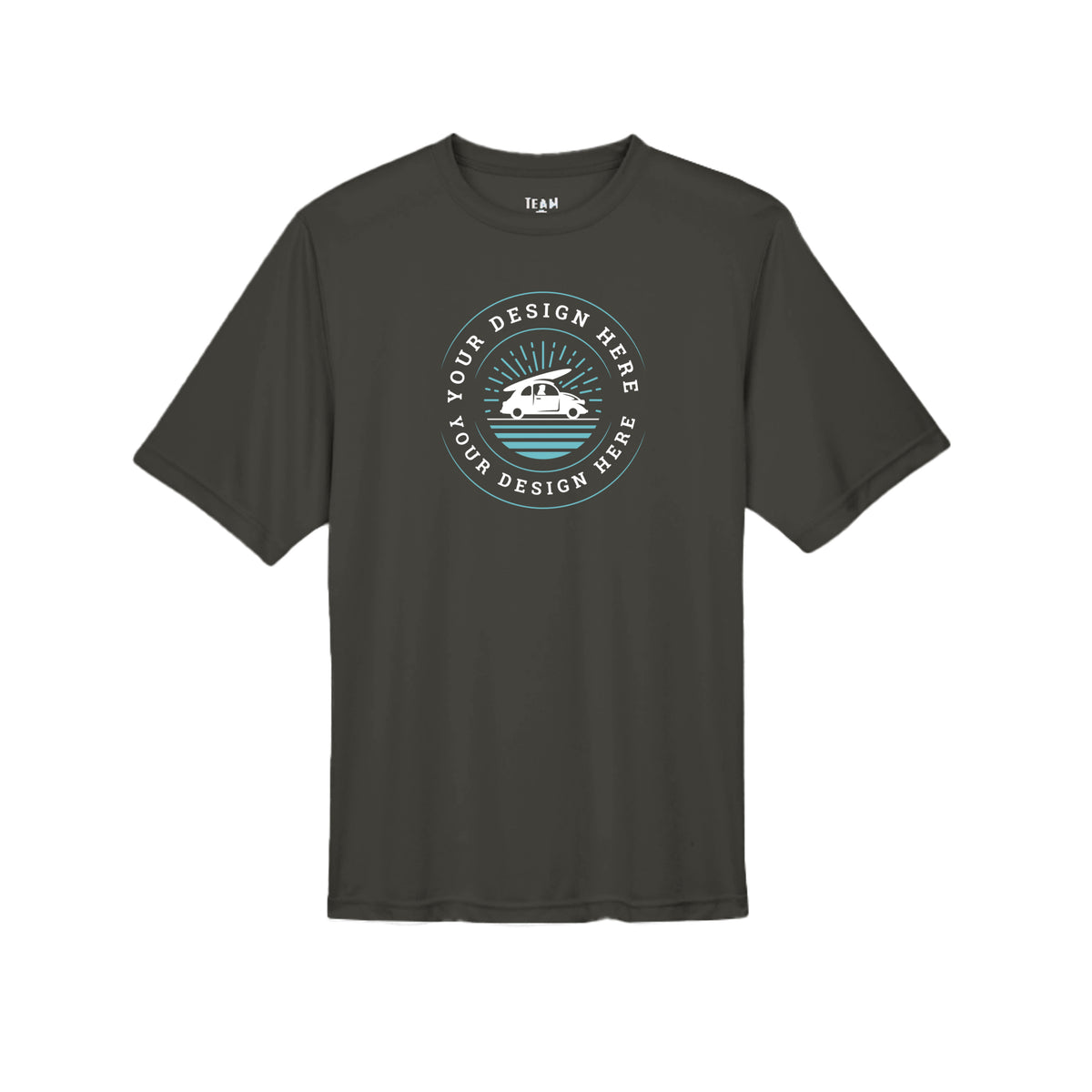 Custom Team 365 TT11 Men's Zone Performance T-Shirt BLACK Team 365 TT11 Men's Zone Performance T-Shirt T-Shirt