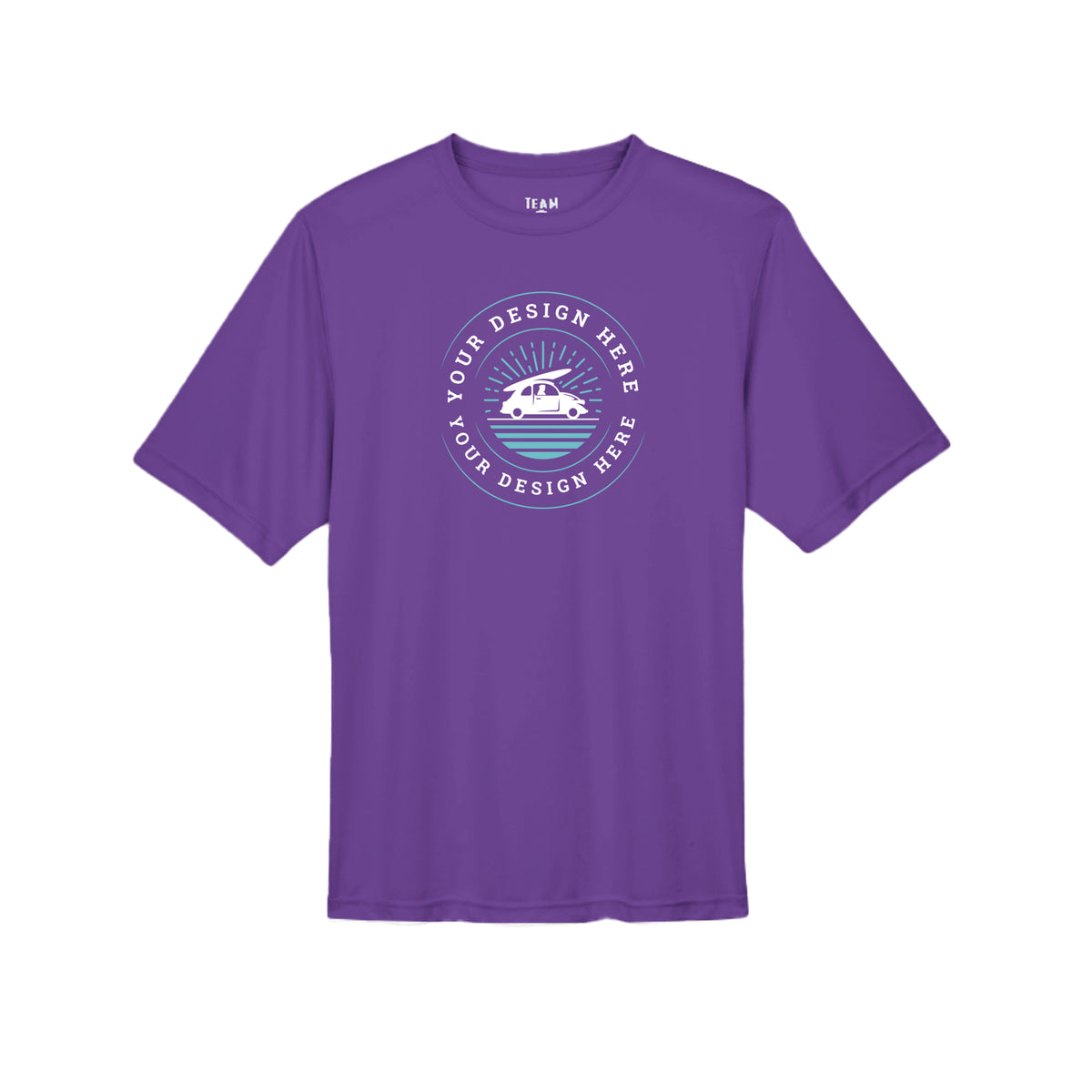 Custom Team 365 TT11 Men's Zone Performance T-Shirt SPORT PURPLE Team 365 TT11 Men's Zone Performance T-Shirt T-Shirt