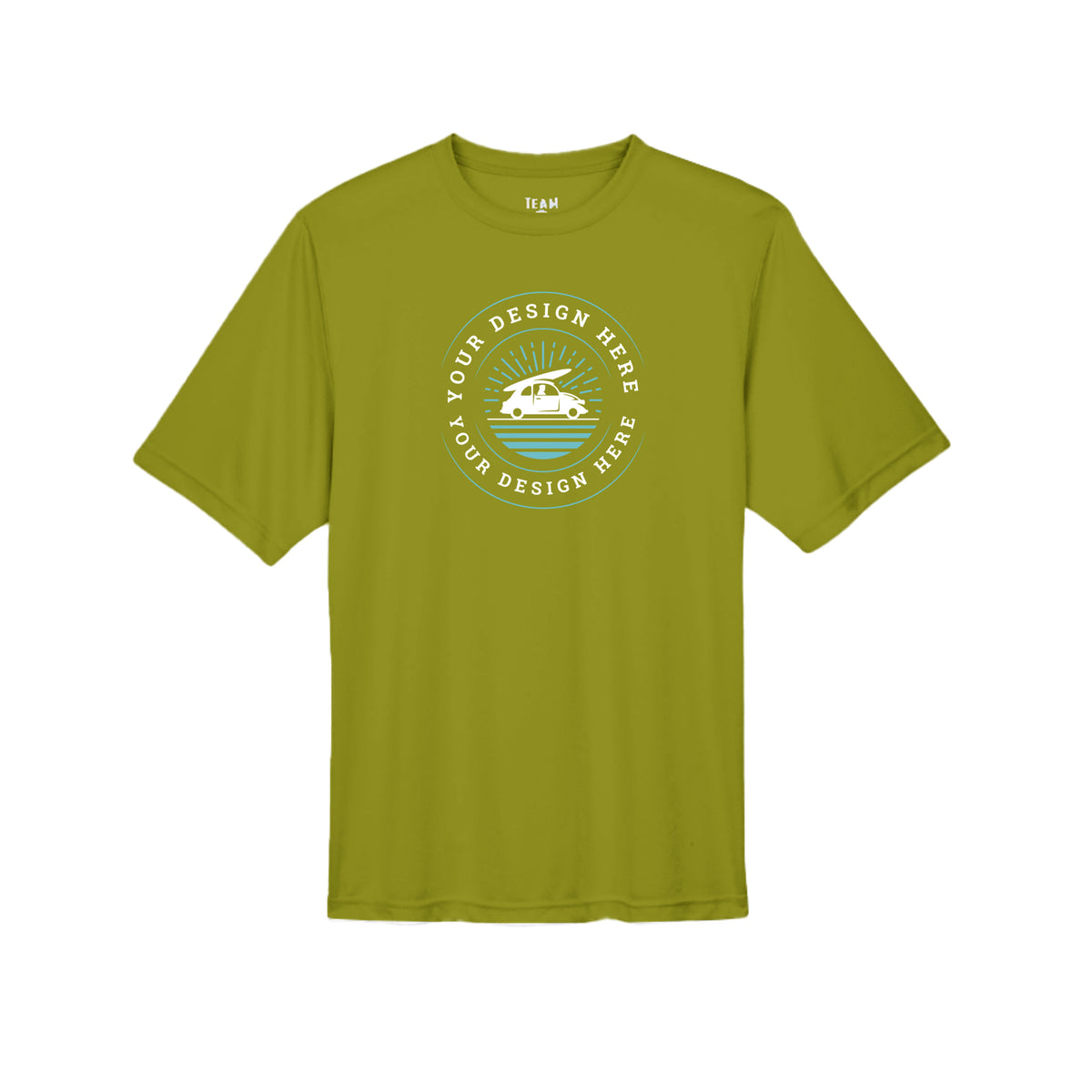 Custom Team 365 TT11 Men's Zone Performance T-Shirt Olive Team 365 TT11 Men's Zone Performance T-Shirt T-Shirt