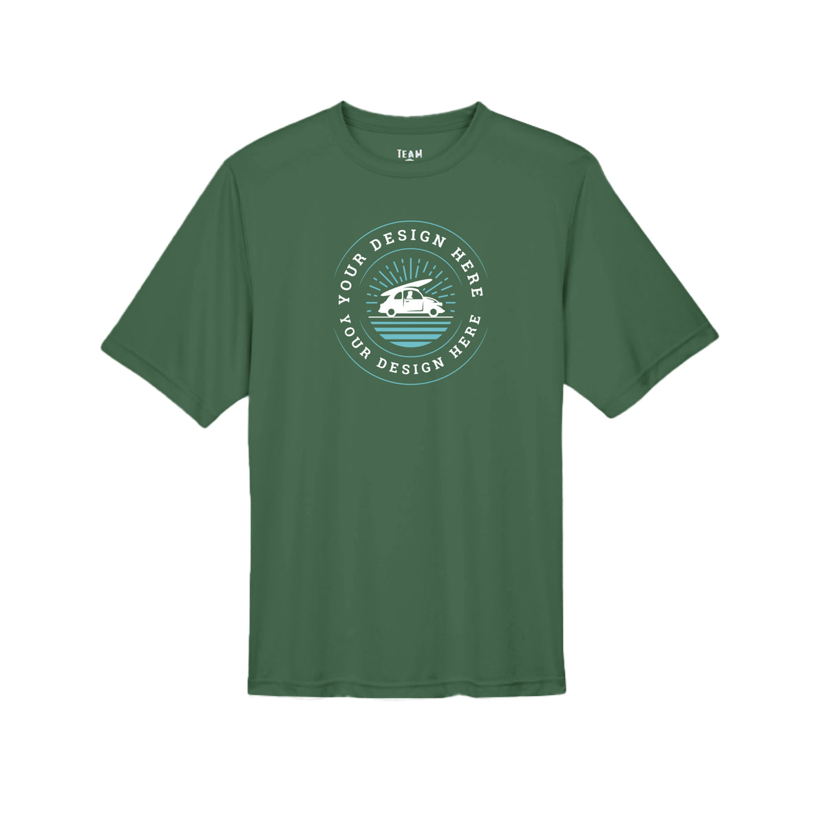 Custom Team 365 TT11 Men's Zone Performance T-Shirt SPORT DARK GREEN Team 365 TT11 Men's Zone Performance T-Shirt T-Shirt
