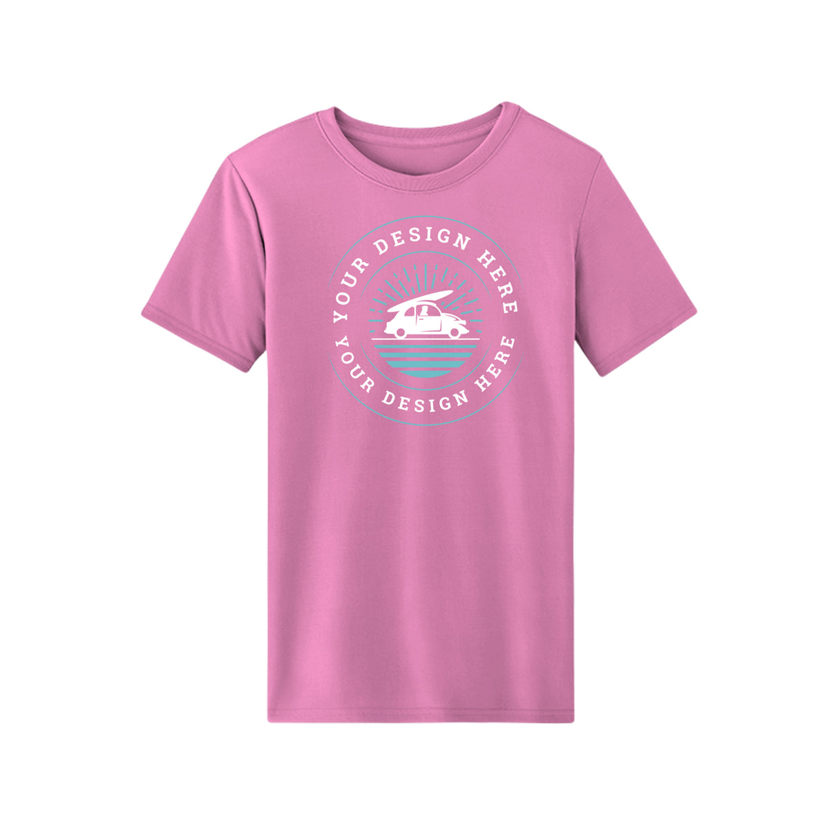 Custom Core 365 CE10 Unisex Capital Performance Tee Charity Pink Core 365 CE10 Unisex Capital Performance T-Shirt Performance Tee