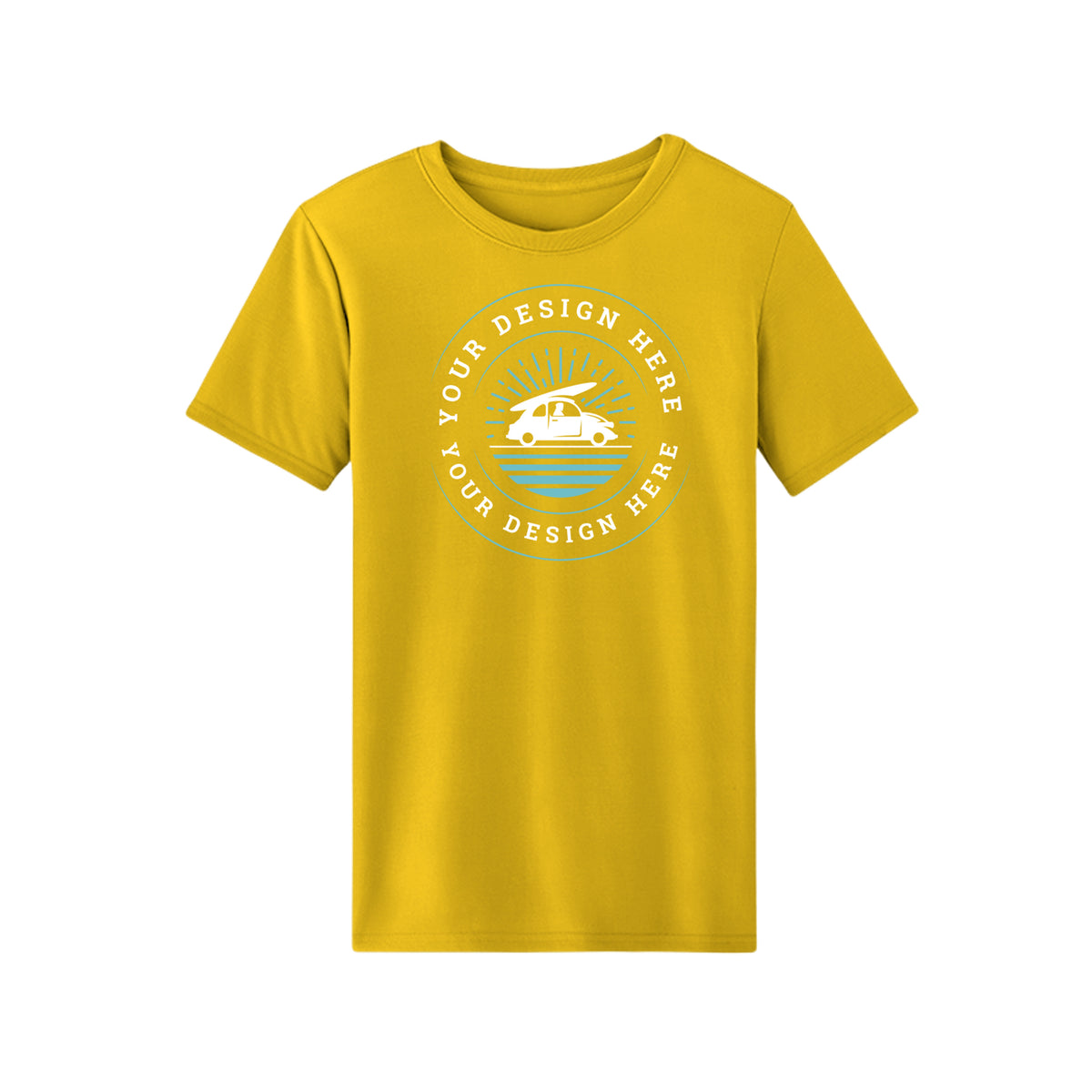Custom Core 365 CE10 Unisex Capital Performance Tee Campus Gold Core 365 CE10 Unisex Capital Performance T-Shirt Performance Tee