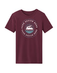 Custom Core 365 CE10 Unisex Capital Performance Tee Burgundy Core 365 CE10 Unisex Capital Performance T-Shirt Performance Tee