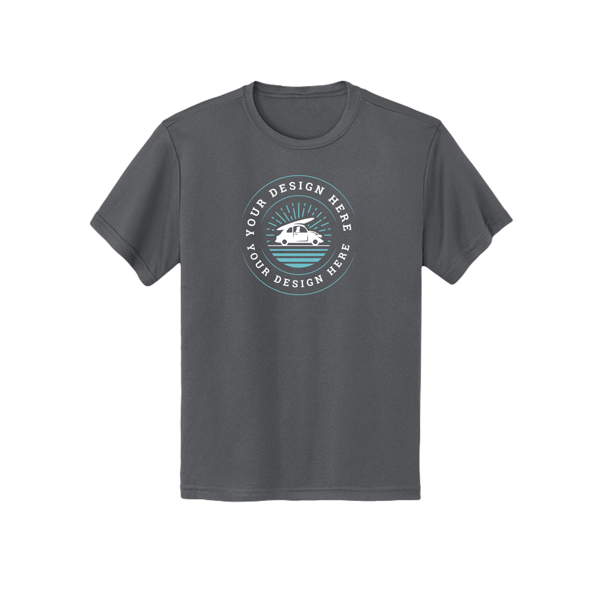 Custom Core 365 CE10Y Youth Capital Performance T-Shirt Carbon Core 365 CE10Y Youth Capital Performance T-Shirt Performance Tee