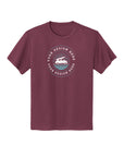 Custom Core 365 CE10Y Youth Capital Performance T-Shirt Burgundy Core 365 CE10Y Youth Capital Performance T-Shirt Performance Tee