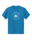 Custom Core 365 CE10Y Youth Capital Performance T-Shirt Electric Blue Core 365 CE10Y Youth Capital Performance T-Shirt Performance Tee