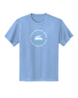 Custom Core 365 CE10Y Youth Capital Performance T-Shirt Columbia Blue Core 365 CE10Y Youth Capital Performance T-Shirt Performance Tee