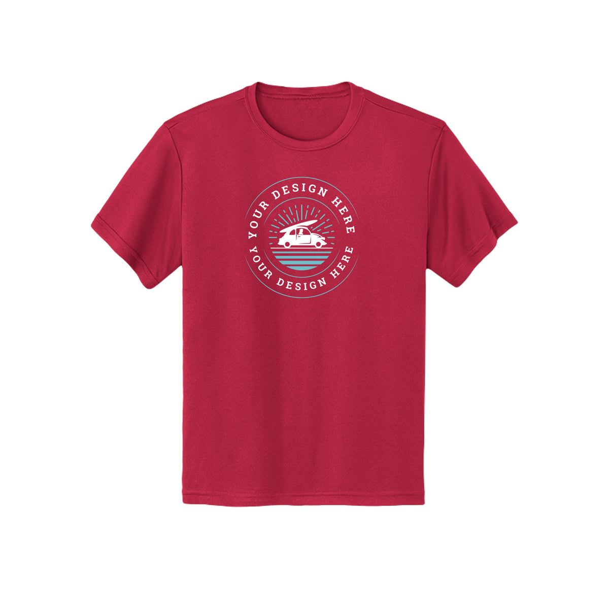 Custom Core 365 CE10Y Youth Capital Performance T-Shirt Classic Red Core 365 CE10Y Youth Capital Performance T-Shirt Performance Tee