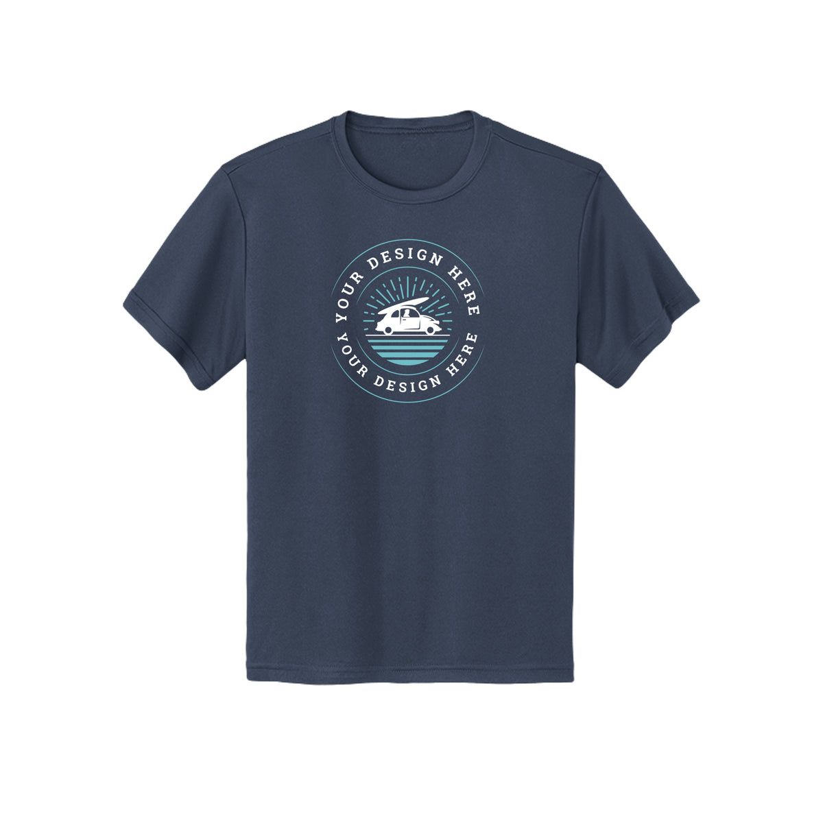 Custom Core 365 CE10Y Youth Capital Performance T-Shirt Classic Navy Core 365 CE10Y Youth Capital Performance T-Shirt Performance Tee