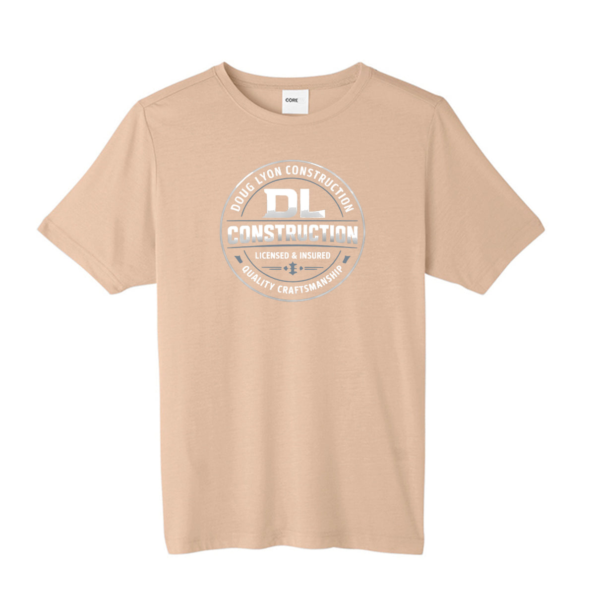 Custom Unisex Chromasoft Performance Tee STONE Core 365 CE111 Adult Fusion ChromaSoft Performance T-Shirt T-Shirt
