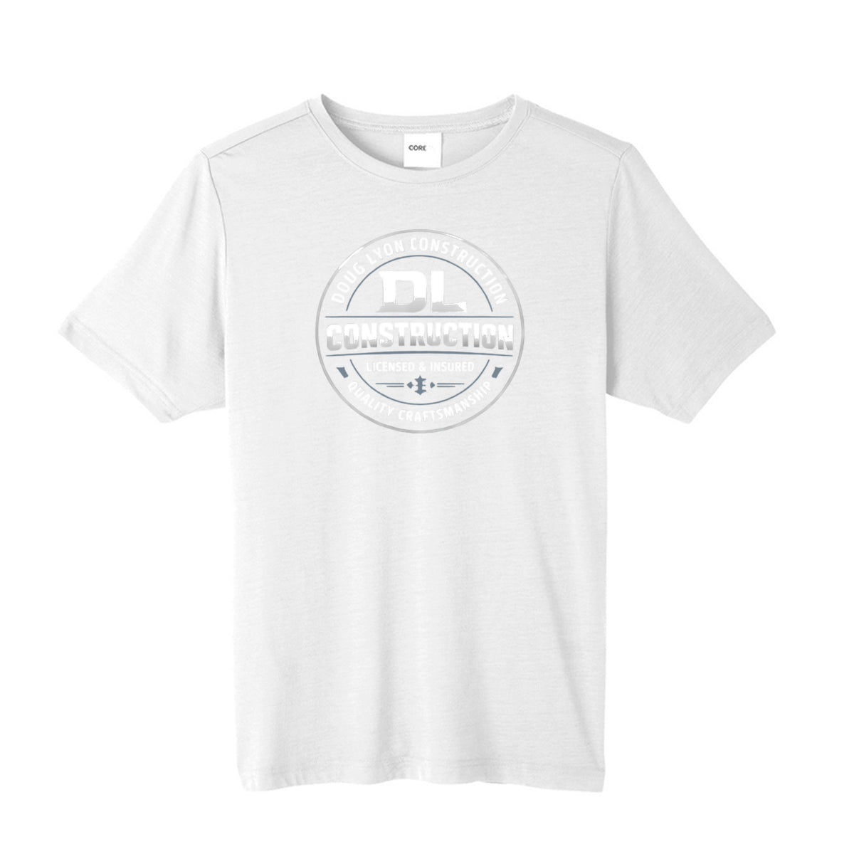 Custom Unisex Chromasoft Performance Tee WHITE Core 365 CE111 Adult Fusion ChromaSoft Performance T-Shirt T-Shirt