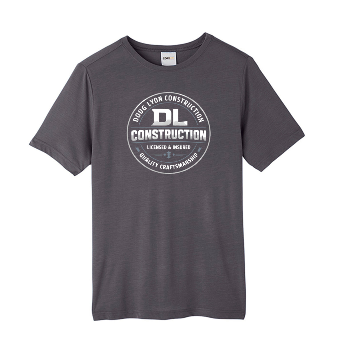 Custom Unisex Chromasoft Performance Tee CARBON Core 365 CE111 Adult Fusion ChromaSoft Performance T-Shirt T-Shirt
