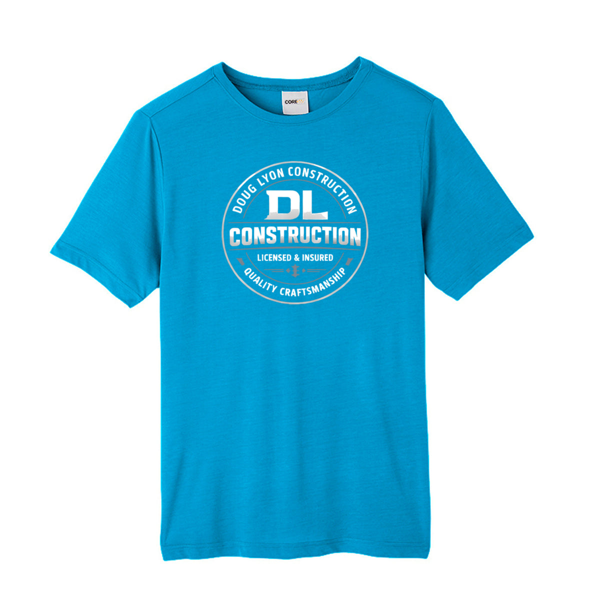 Custom Unisex Chromasoft Performance Tee ELECTRIC BLUE Core 365 CE111 Adult Fusion ChromaSoft Performance T-Shirt T-Shirt